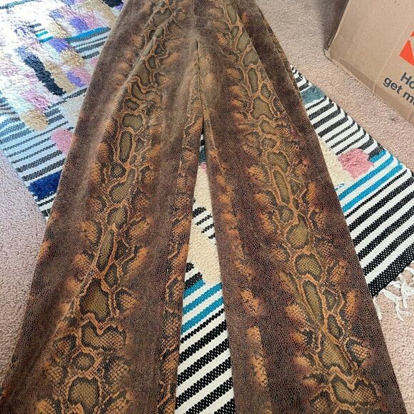 Oh Polly print pants wide leg 4 - Picture 3 of 7